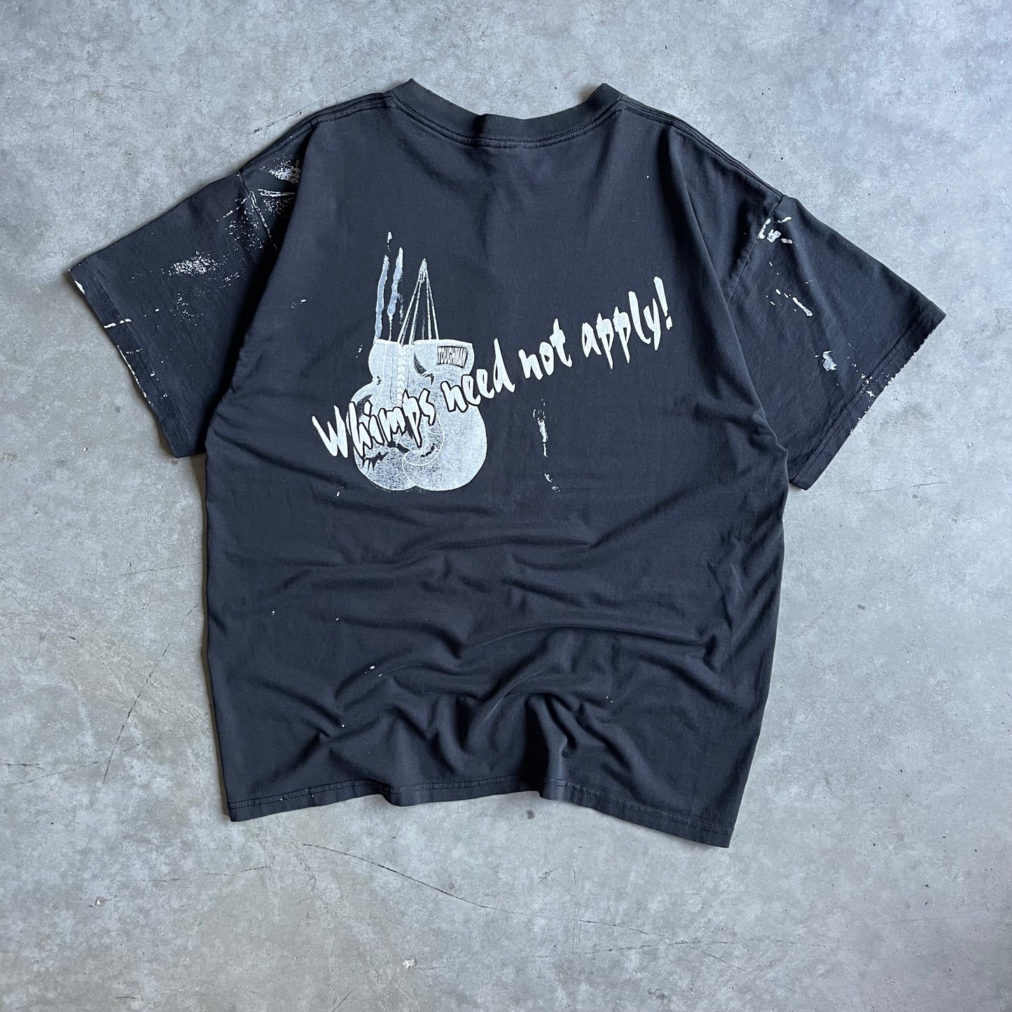 Vintage Toughman Contest Paint Splatter Tee
