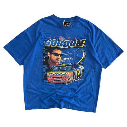 Y2K Jeff Gordon Portrait and Signature NASCAR Tee
