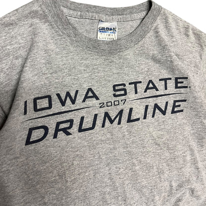 Y2K Iowa State Drumline Grey & Navy Tee