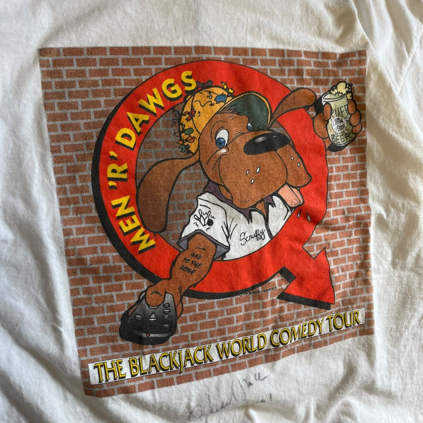 Y2K Signed 2001 “The Blackjack World Comedy Tour” Tee