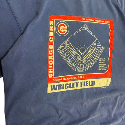 Y2K Chicago Cubs Wrigley Field Layout T Shirt