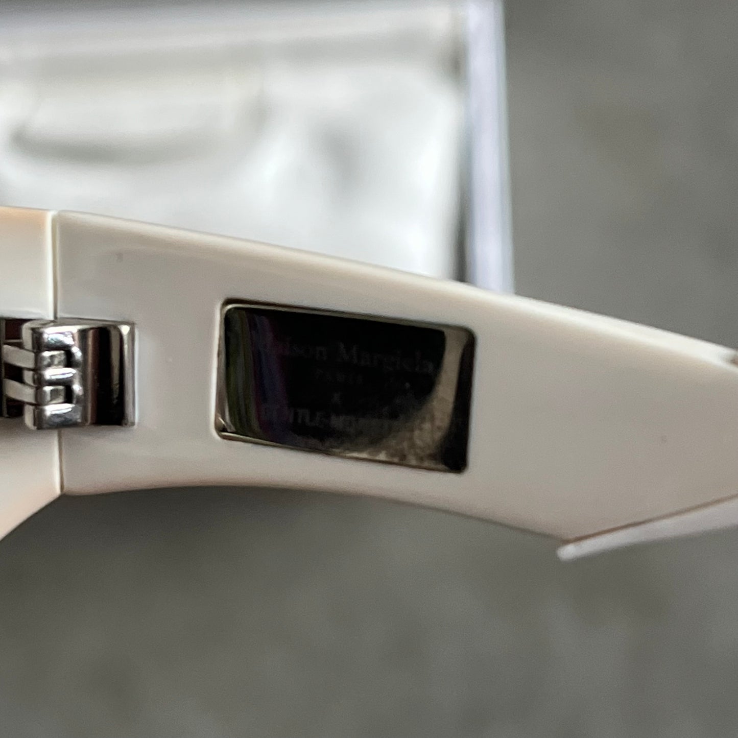 Gentle Monster x Maison Margiela White Bug Eye Sunglasses