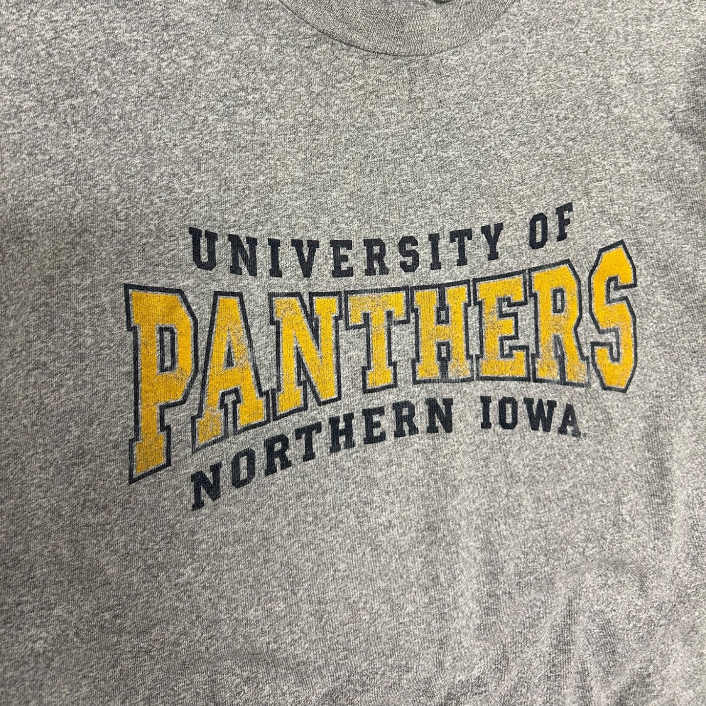 Vintage University Of Northern Iowa Panthers Grey Tee