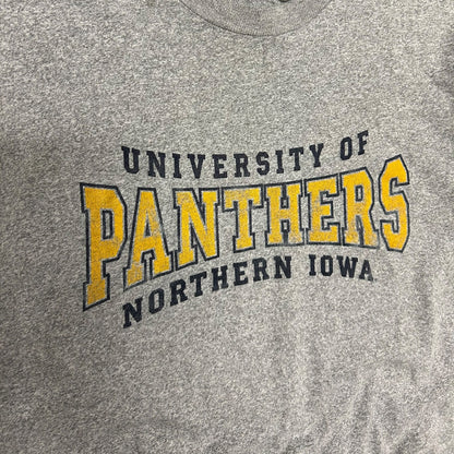 Vintage University Of Northern Iowa Panthers Grey Tee