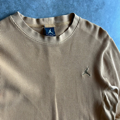 Y2K Jordan Gold Thermal Longsleeve