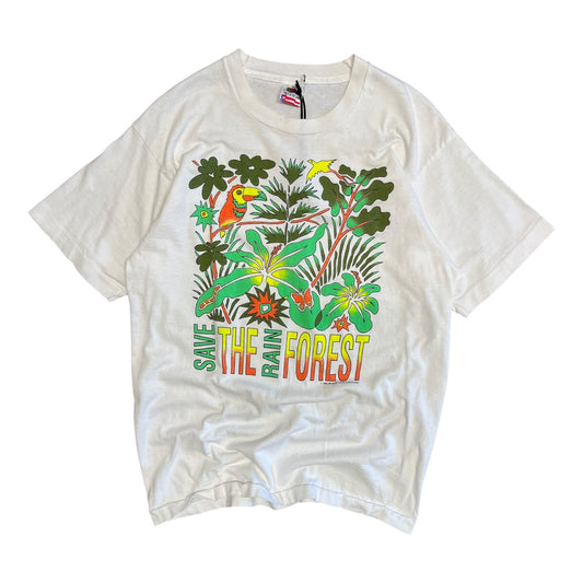 Vintage Save The Rain Forest Graphic Tee