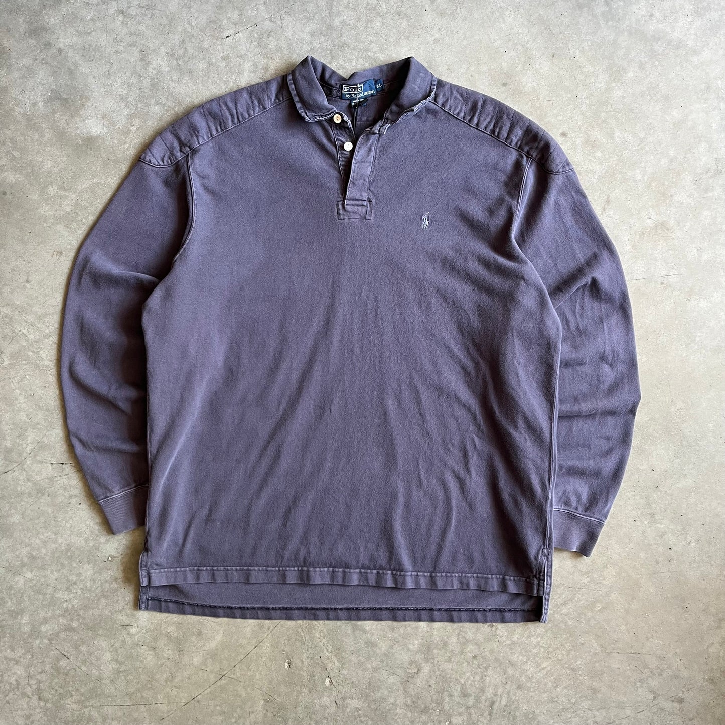 Vintage Polo RL Elbow & Shoulder Padded Quarter Button-Up