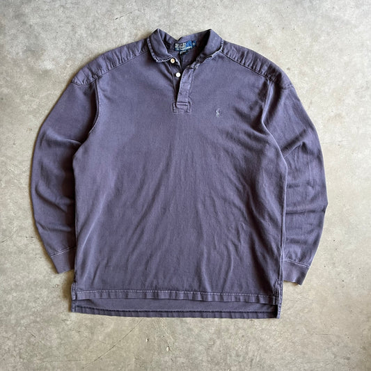 Vintage Polo RL Elbow & Shoulder Padded Quarter Button-Up