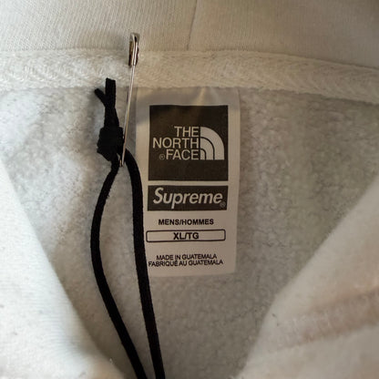 Supreme x The North Face SS18 Metallic Logo Hoodie White