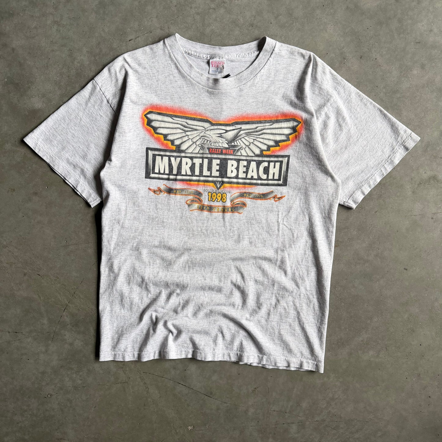 Vintage 1998 Myrtle Beach Rally Week Tee