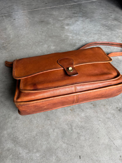 80s Coach Metropolitan Brief British Tan