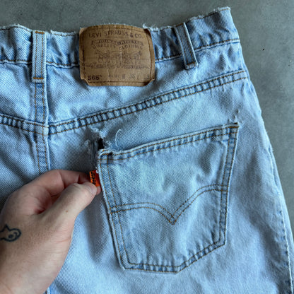 Vintage Levi’s Orange Tab 565 Wide Leg Jorts