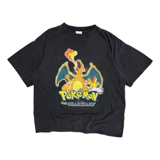 Vintage 1999 Nintendo Pokemon Charizard #06 T Shirt