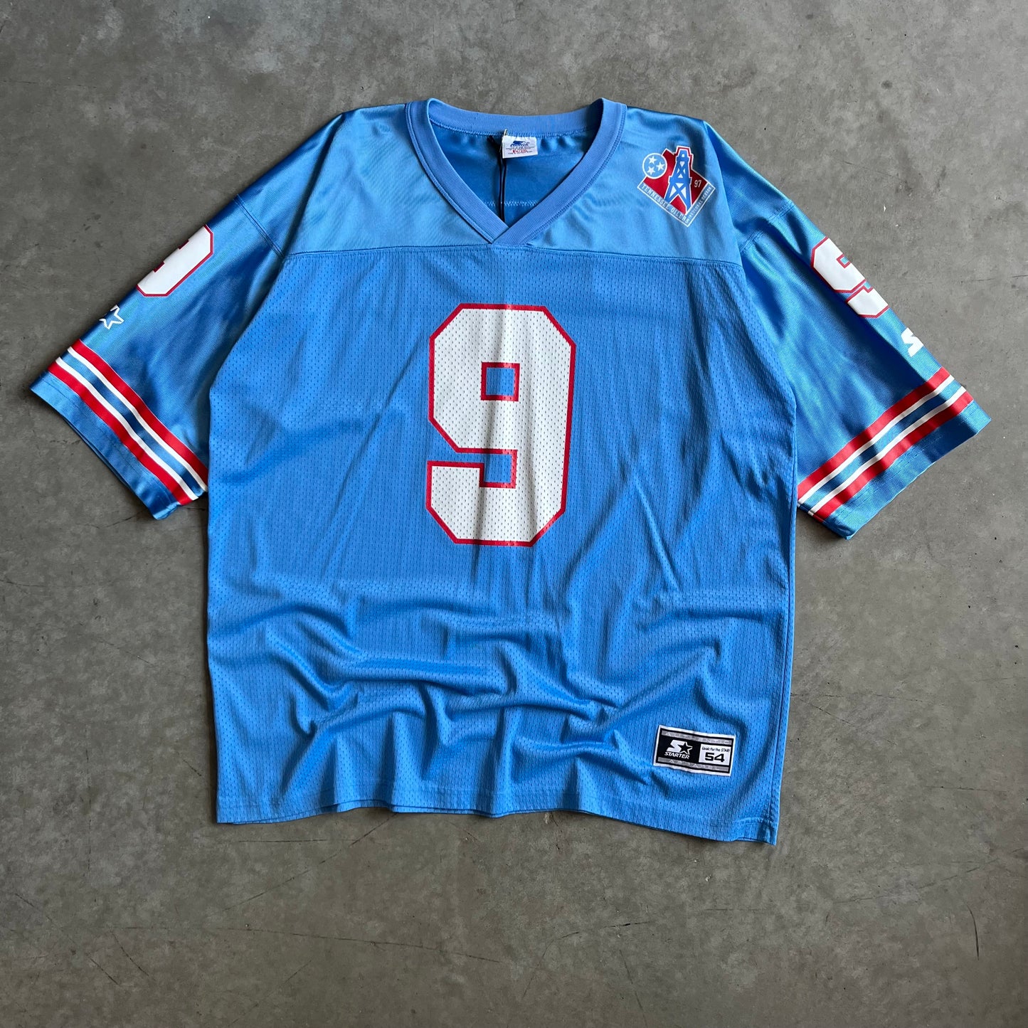 Vintage Starter Steve McNair Houston Oilers Starter Jersey #9