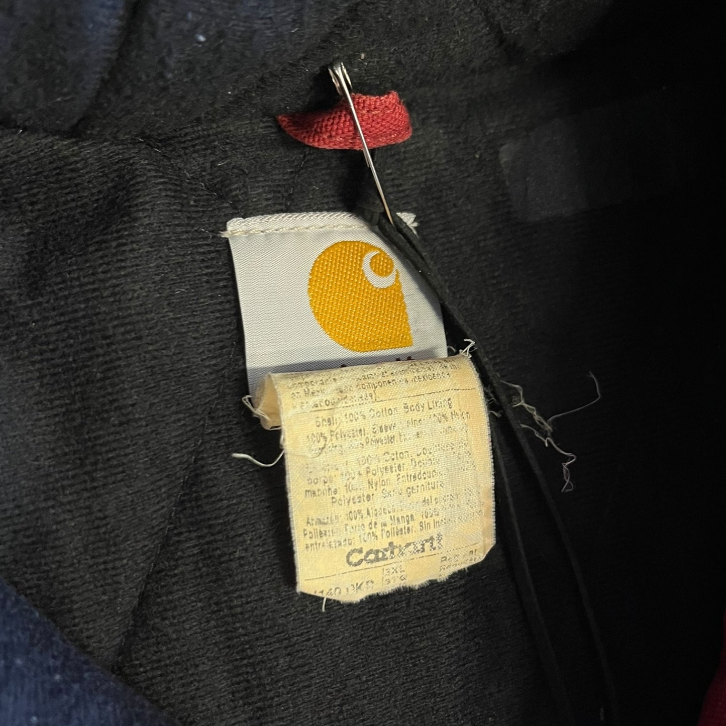 Carhartt ‘J140 DKR’ Dark Red Active Jacket