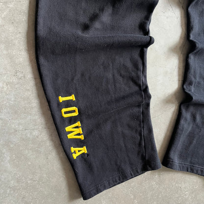 Y2K Iowa Hawkeyes Open Leg Sweatpants