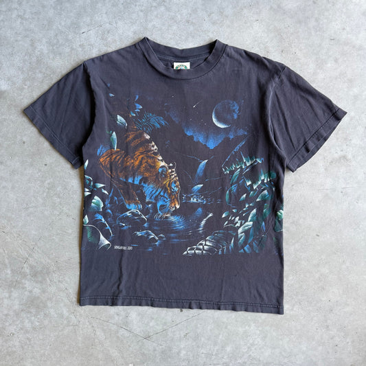 Vintage Singapore Zoo Midnight Tiger Tee