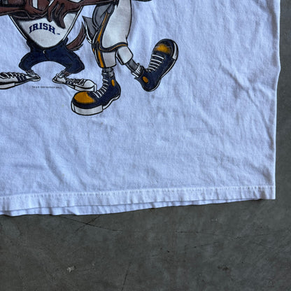 Vintage Looney Tunes Notre Dame Basketball Sleeveless Tee