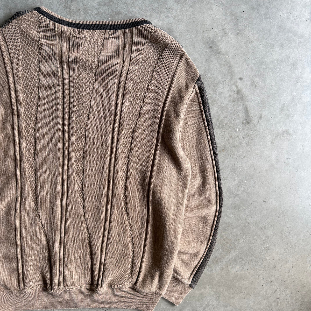 Vintage Norm Thompson Earth Tone Knit Sweater