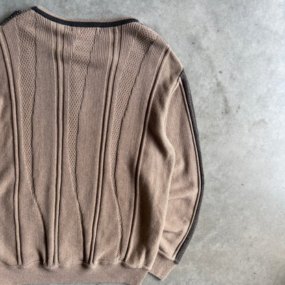 Vintage Norm Thompson Earth Tone Knit Sweater