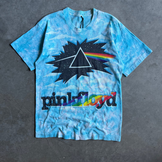 Vintage ‘94 Pink Floyd Dark Side Tie Dye T Shirt