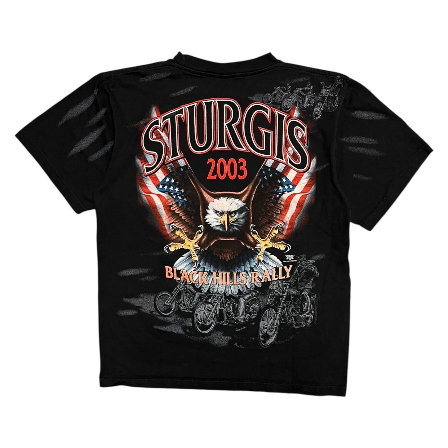 Y2K Sturgis Ride 2003 Wolf & Eagle AOP