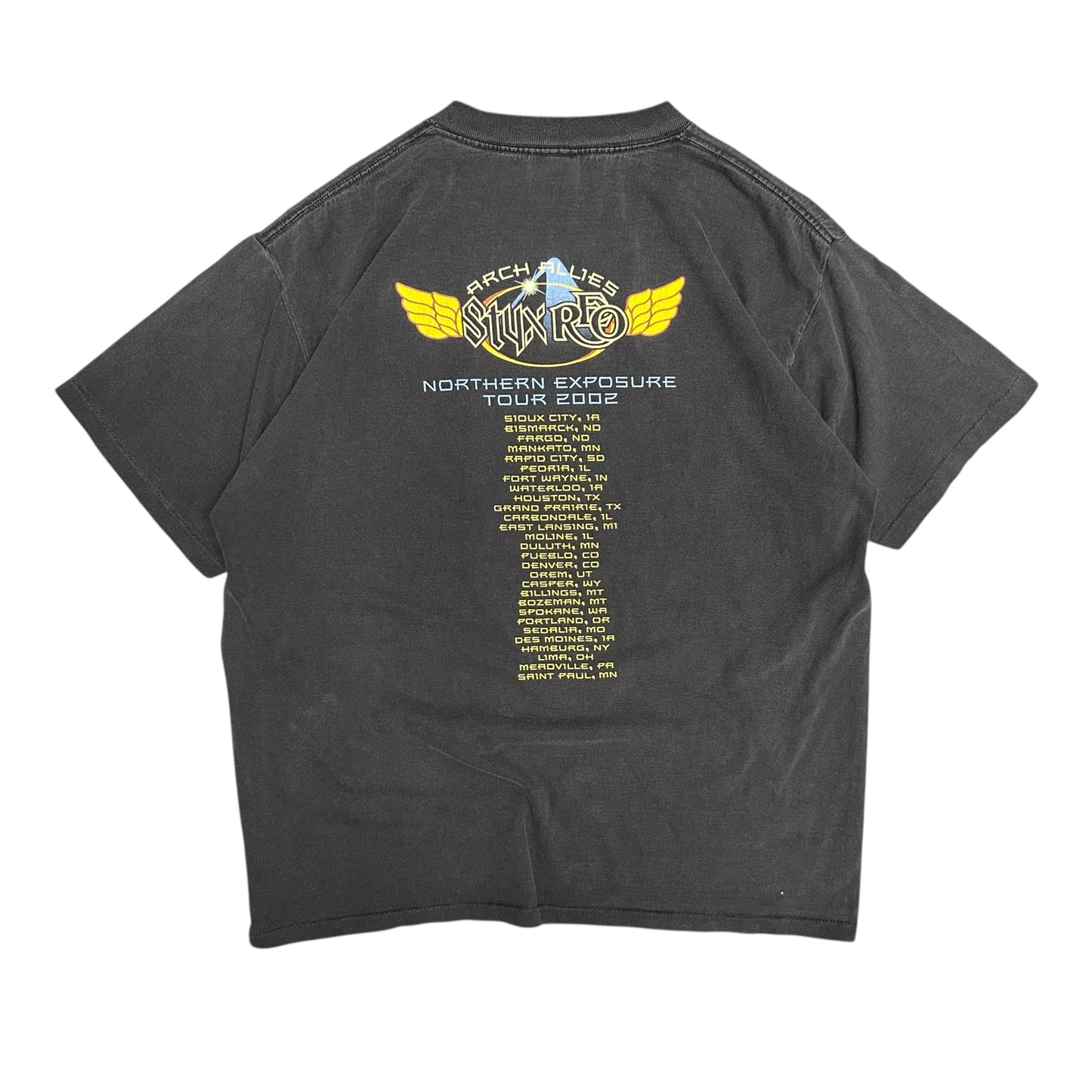 Styx Reo Speedwagon Northern Exposure Tour Tee