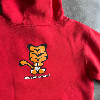 Y2K Naughty Tiger “If I Could Be Good..” Joke Hoodie