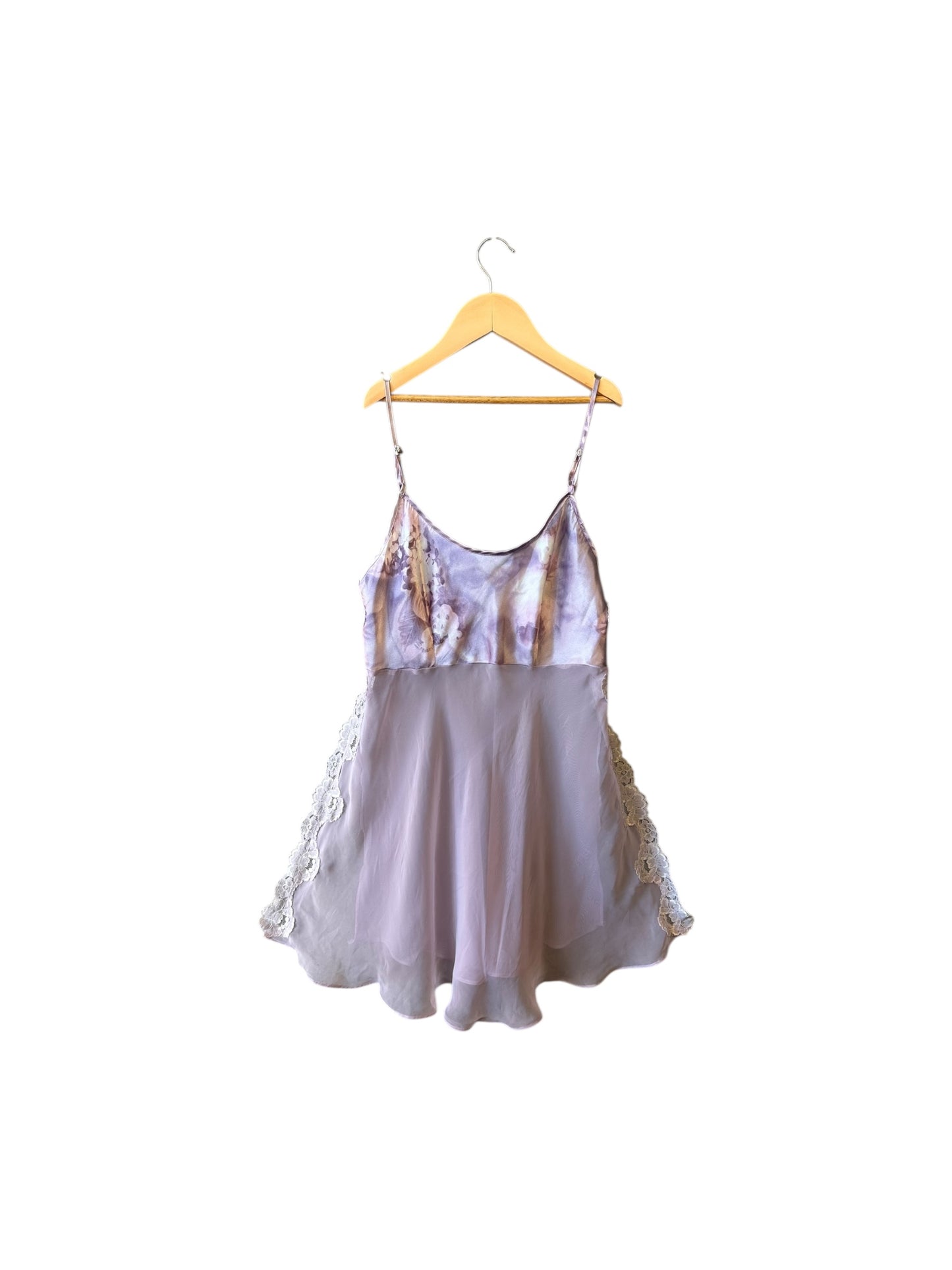 Women’s Y2K Secret Treasures Lilac Fairycore Slip With Lace