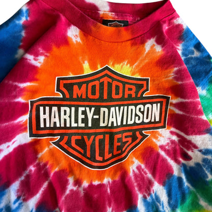 Vintage Youth Harley Davidson Tie Dye Longsleeve