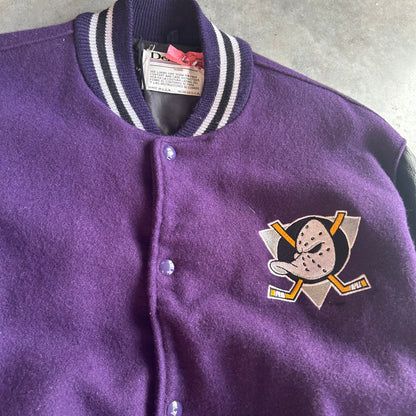 Vintage DeLong Anaheim Mighty Ducks Varsity Jacket