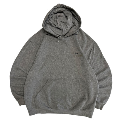 Y2K Nike Grey Hooded Sweatshirt