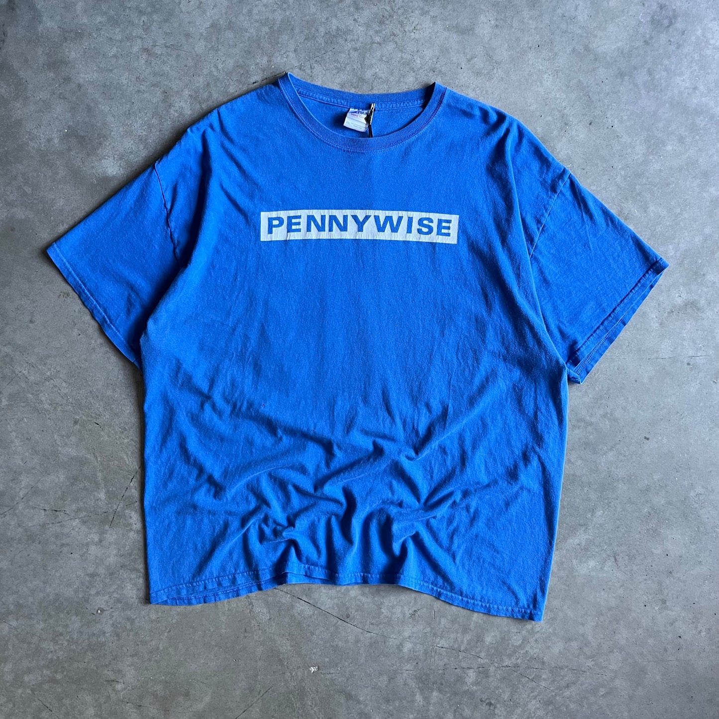 Y2K Pennywise Spell-Out & Back Logo Band Tee