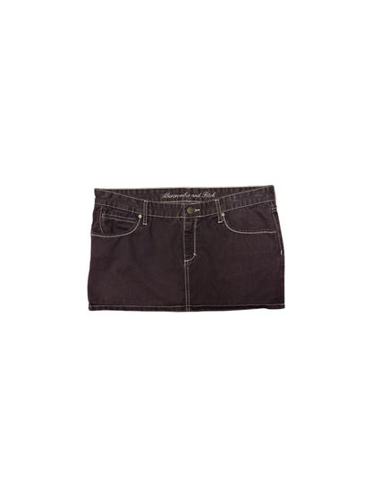 Women’s Y2K Abercrombie & Fitch Micro Mini Brown Skirt