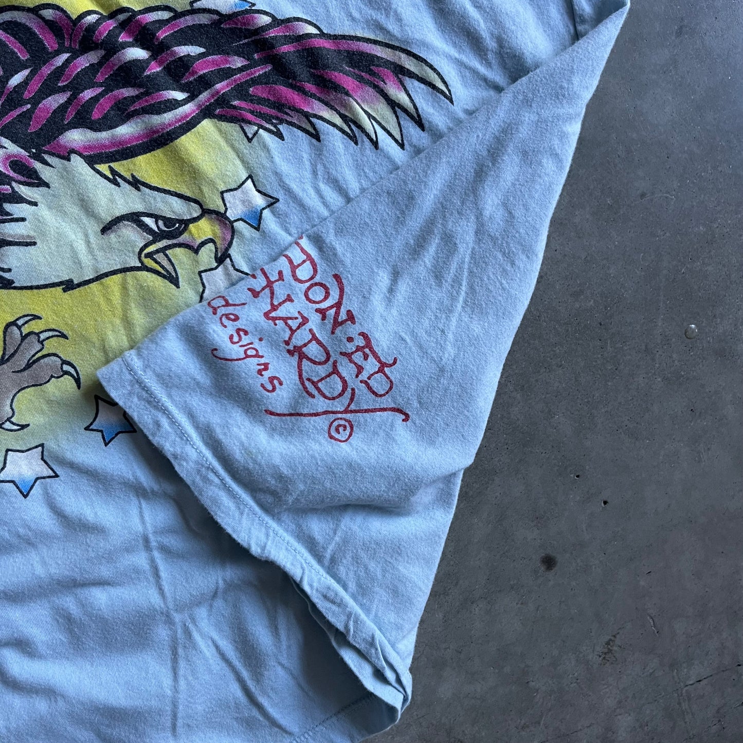Vintage Ed Hardy Eagle & Stars Tee