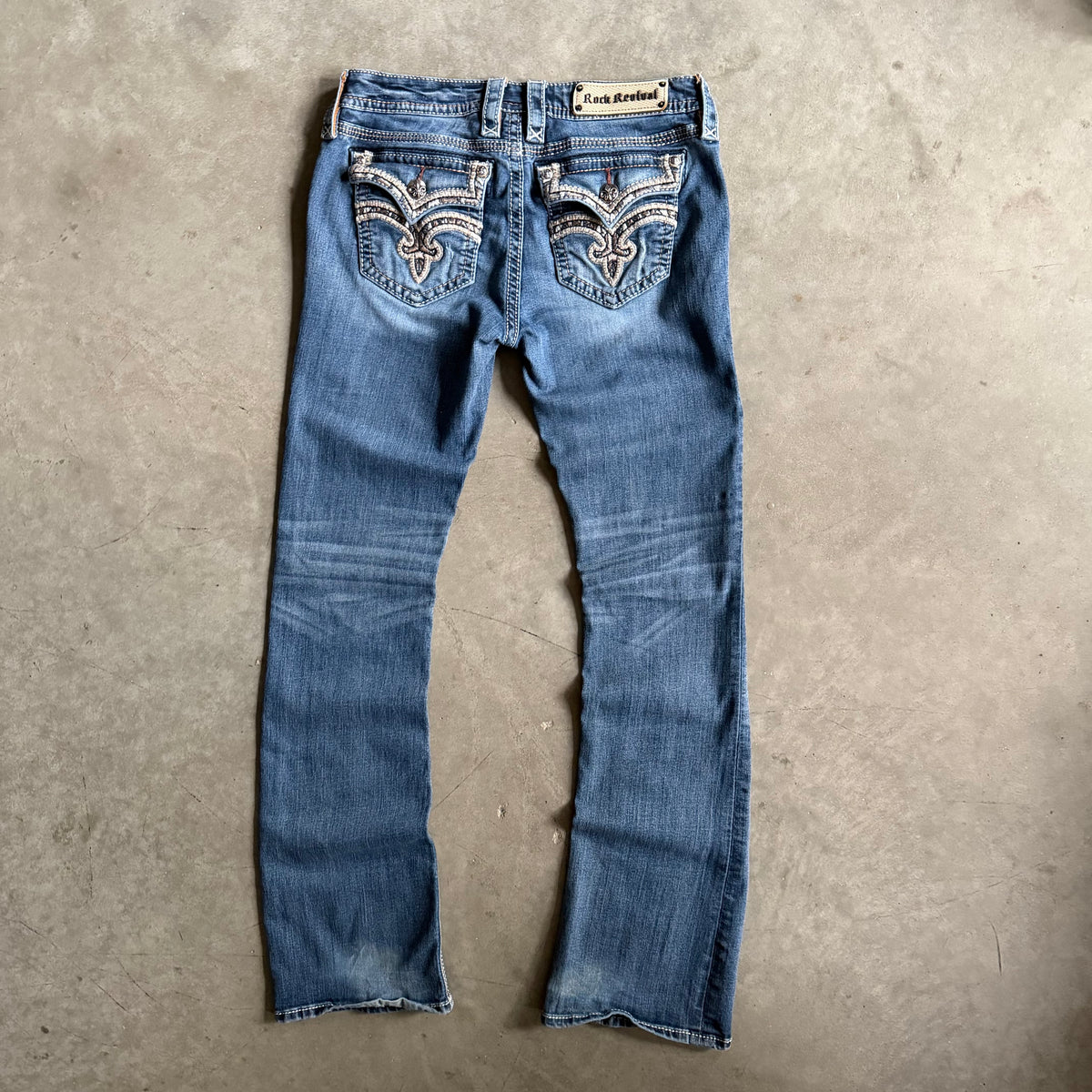 Women’s Y2K Rock Revival Kaylee Boot Cut Flair Jeans