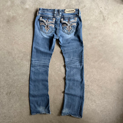 Women’s Y2K Rock Revival Kaylee Boot Cut Flair Jeans