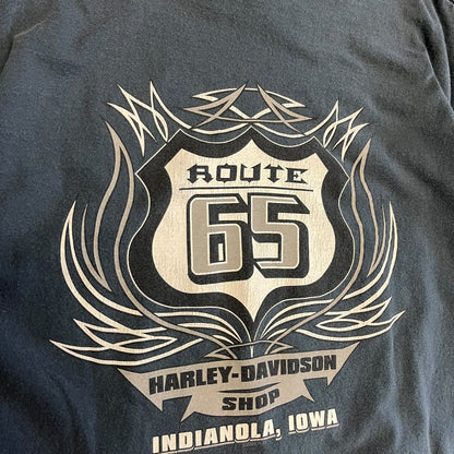 Y2K Harley Davidson Route 65 Pocket Tee