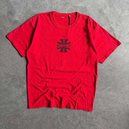 Y2K West Coast Choppers Red Tee