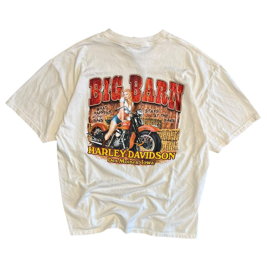 Y2K Harley Davidson “Ride Free” Bones & Wings Tee