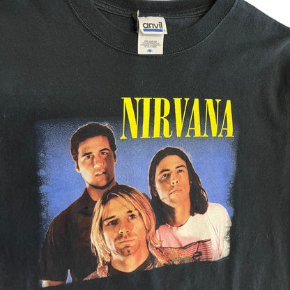 Y2K Nirvana Band Members Portrait T Shirt