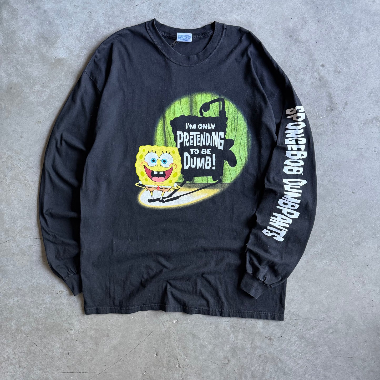 Vintage SpongeBob I’m Only Pretending To be Dumb Longsleeve