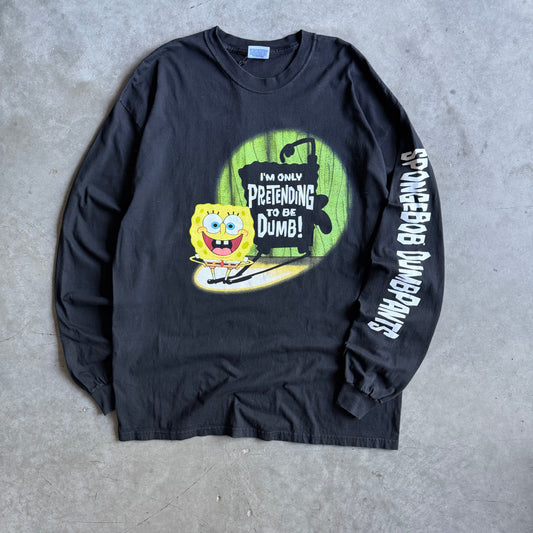 Vintage SpongeBob I’m Only Pretending To be Dumb Longsleeve