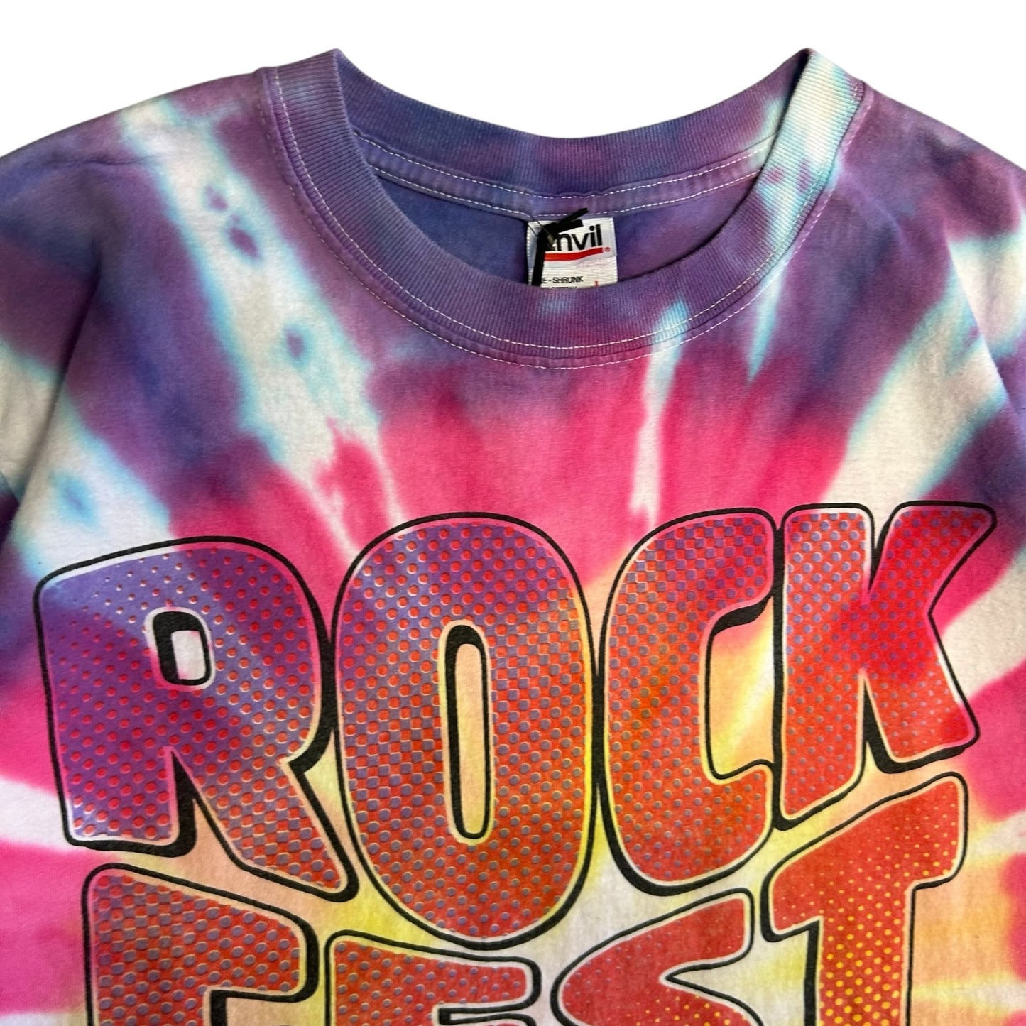 Vintage Rock Fest 2000 Tie Dye T Shirt