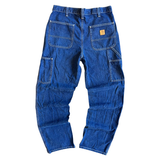 Carhartt Dungaree Fit Dark Wash Carpenter Pants