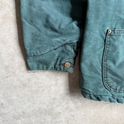 Vintage Carhartt ‘CB143’ Hunter Green Blanket Lined Chore Coat