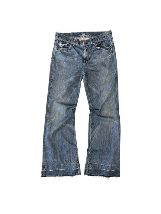 Women’s Y2K 7 For Mankind Distressed Flare Jeans