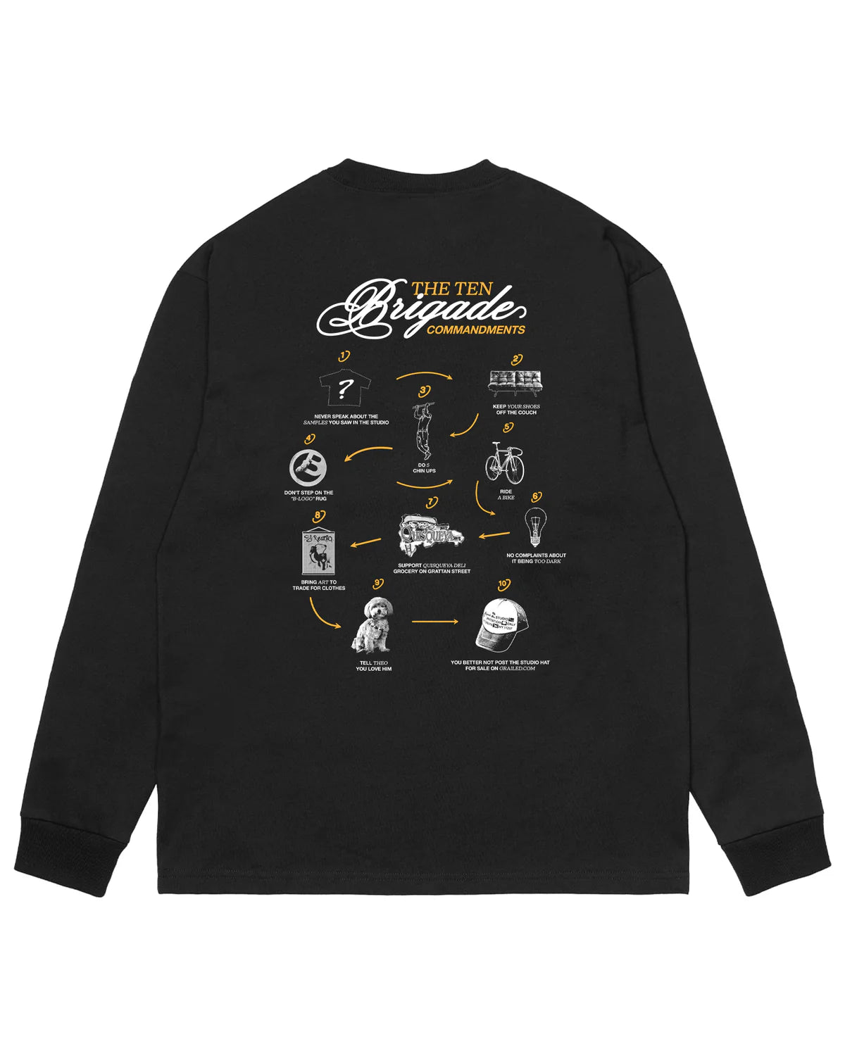 Brigade - Studio Long Sleeve T-Shirt (Black)