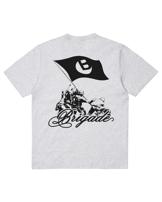 Brigade - Militia Flag T-Shirt (Grey)