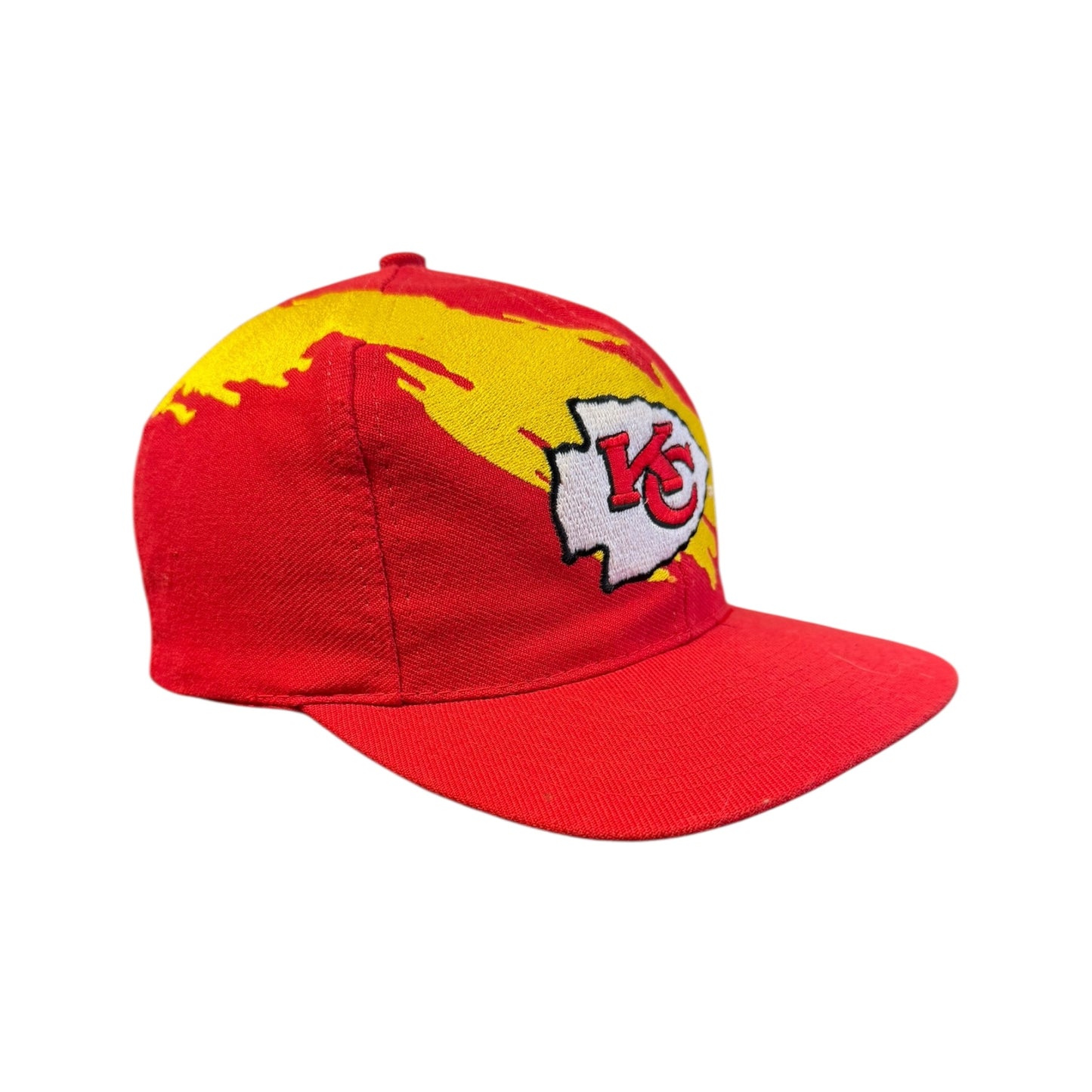 Vintage Logo Athletic Kansas City Chiefs Single Splash Snapback